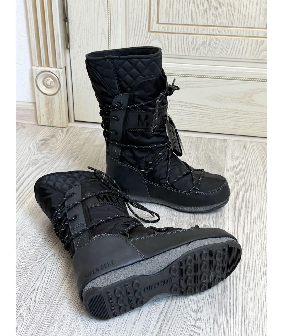 MOON BOOT Черные полусапоги, фото 7