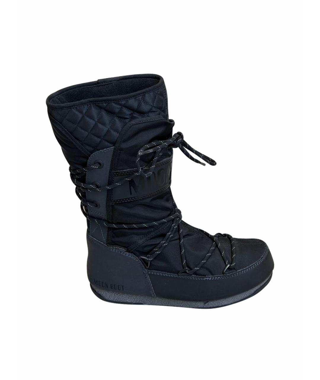 MOON BOOT Черные полусапоги, фото 1
