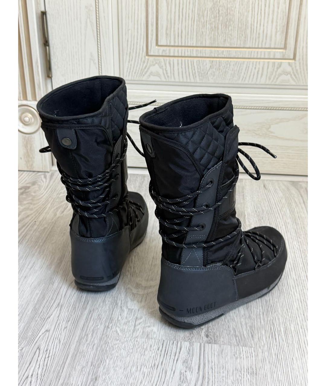 MOON BOOT Черные полусапоги, фото 4