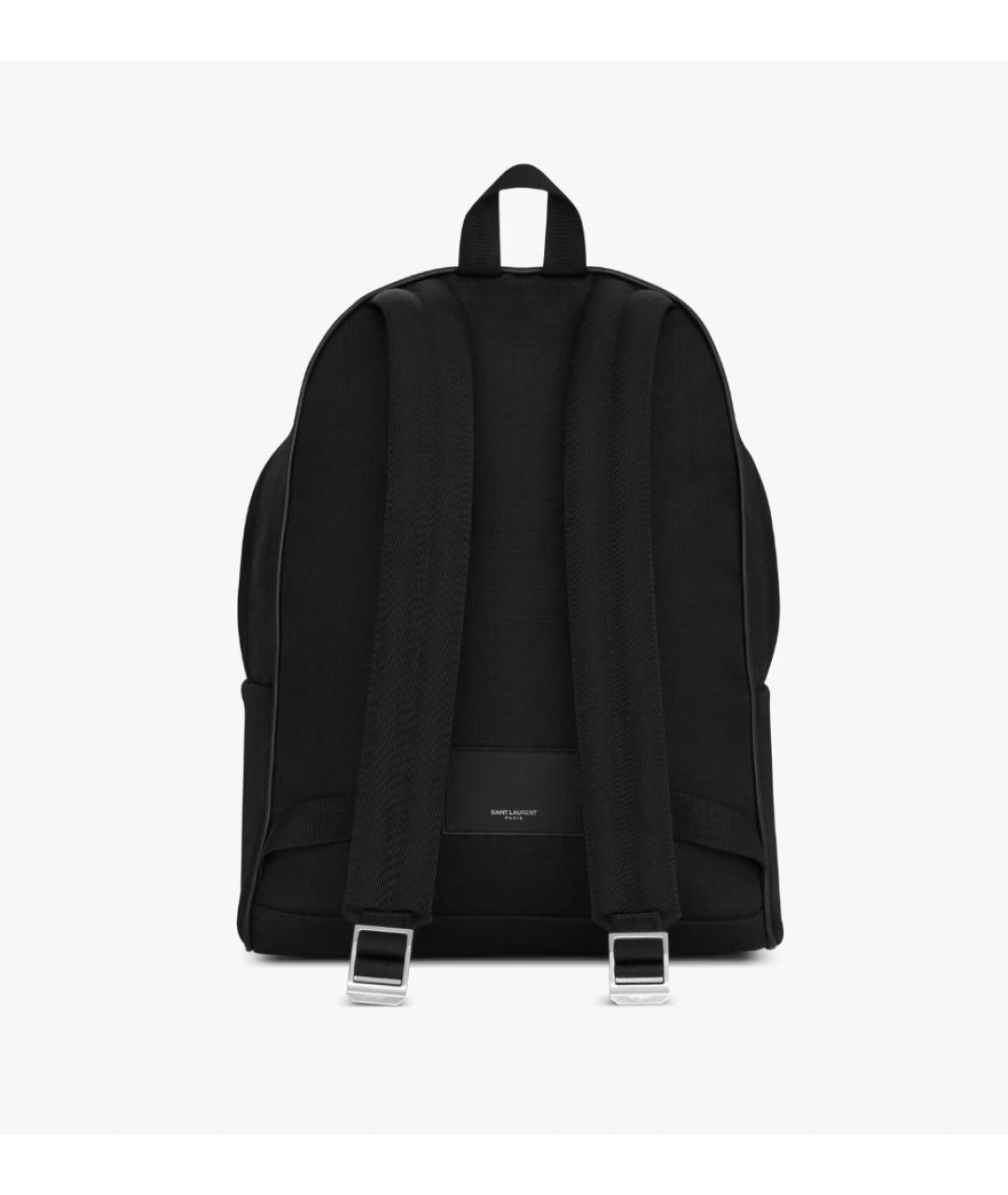 SAINT LAURENT Черный синтетический рюкзак, фото 2