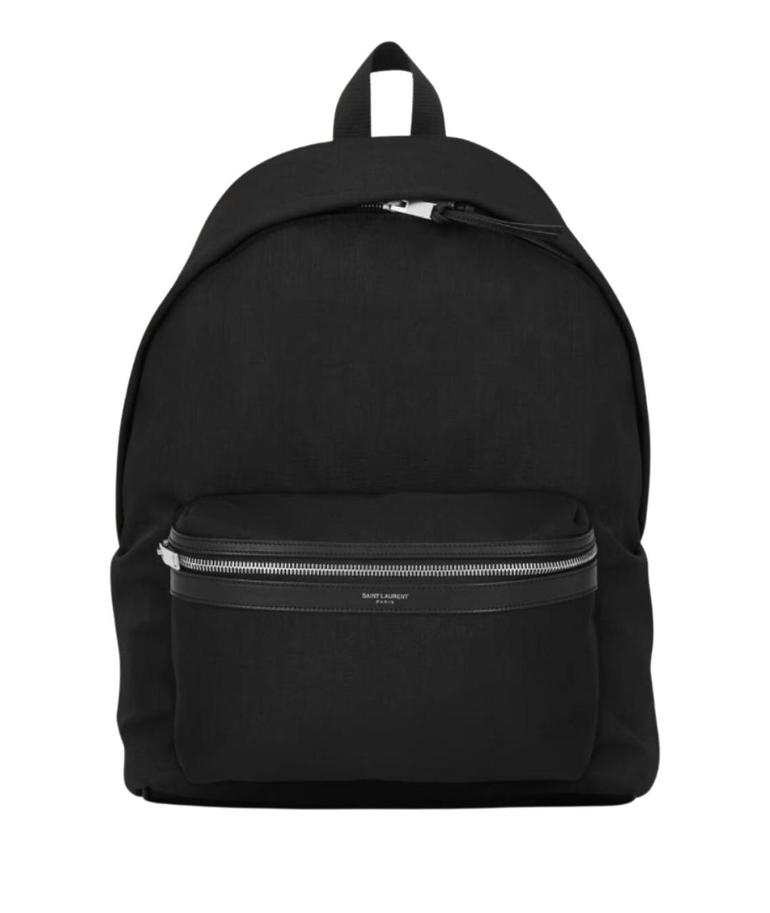 SAINT LAURENT Черный синтетический рюкзак, фото 1