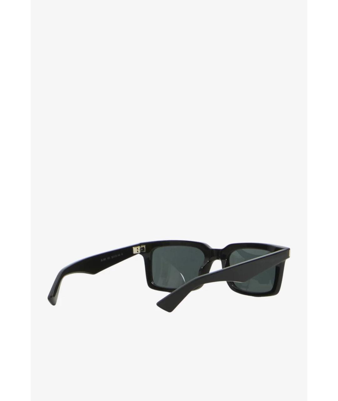 SAINT LAURENT Черные пластиковые солнцезащитные очки, фото 2