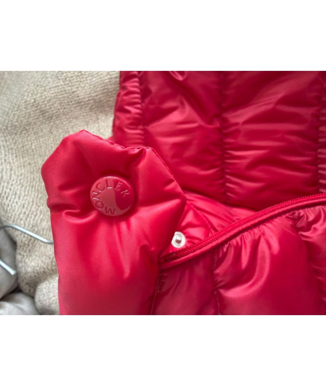 MONCLER Красная куртка, фото 6