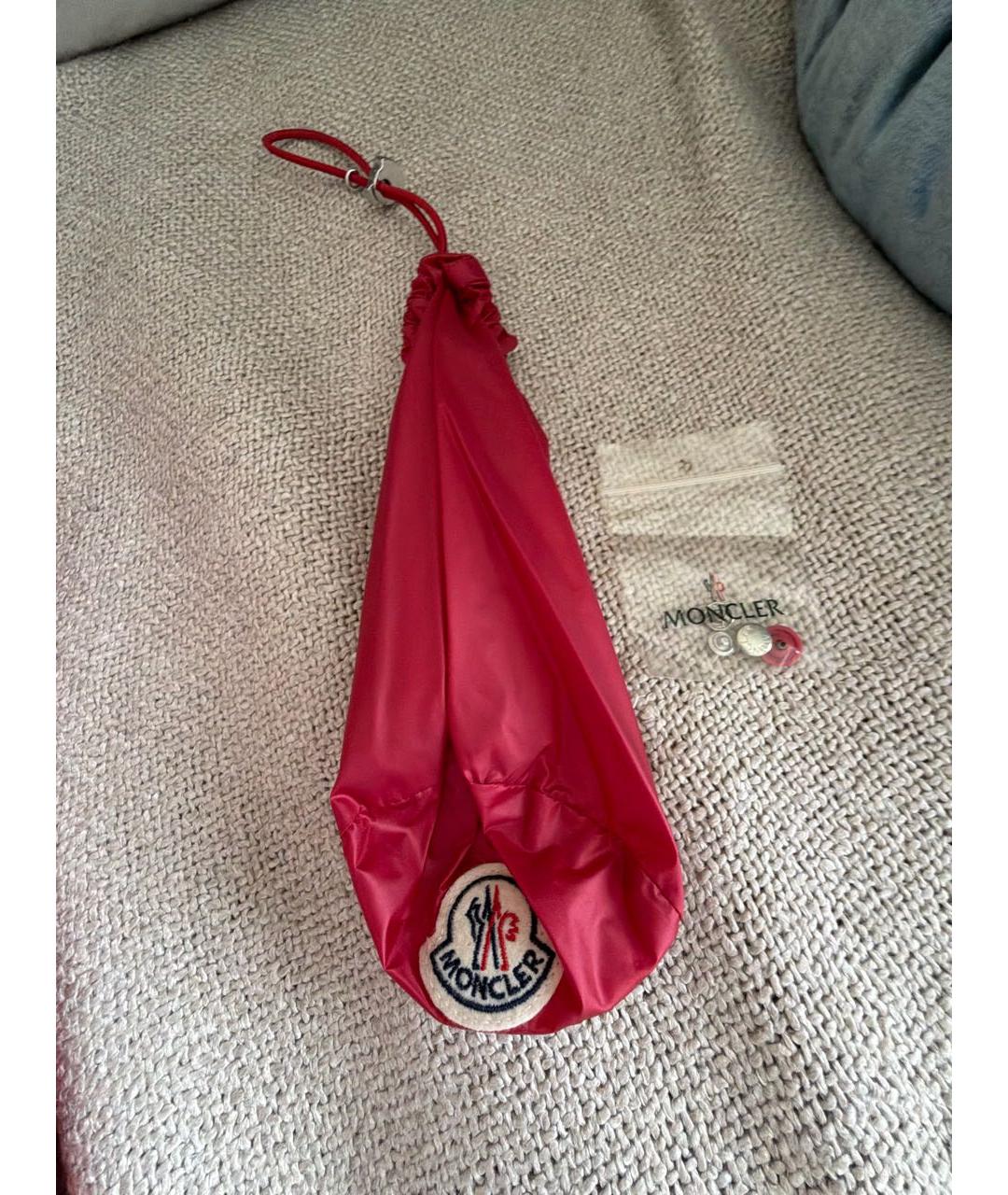 MONCLER Красная куртка, фото 7