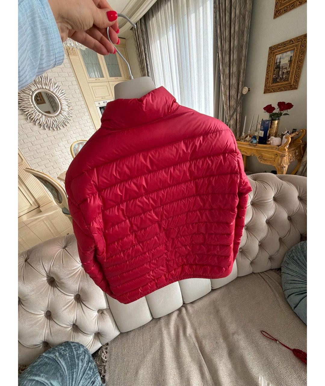 MONCLER Красная куртка, фото 2