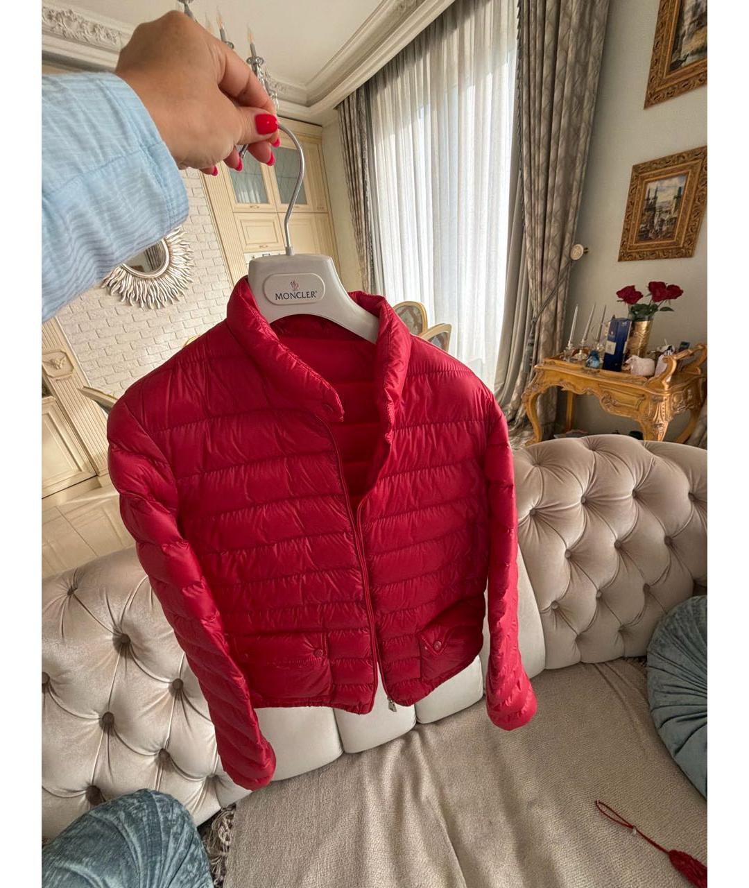 MONCLER Красная куртка, фото 8