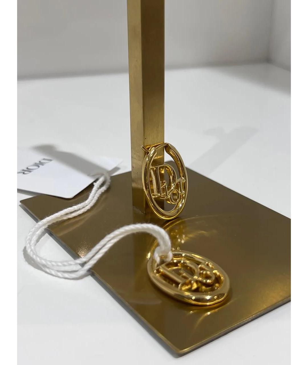 CHRISTIAN DIOR Золотые серьги, фото 2