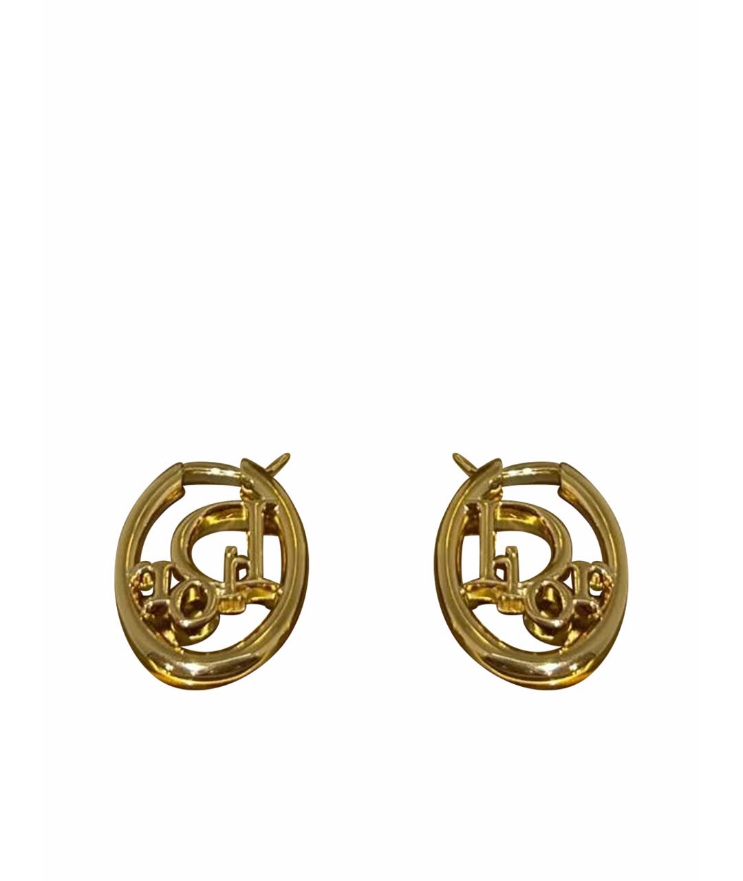 CHRISTIAN DIOR Золотые серьги, фото 1