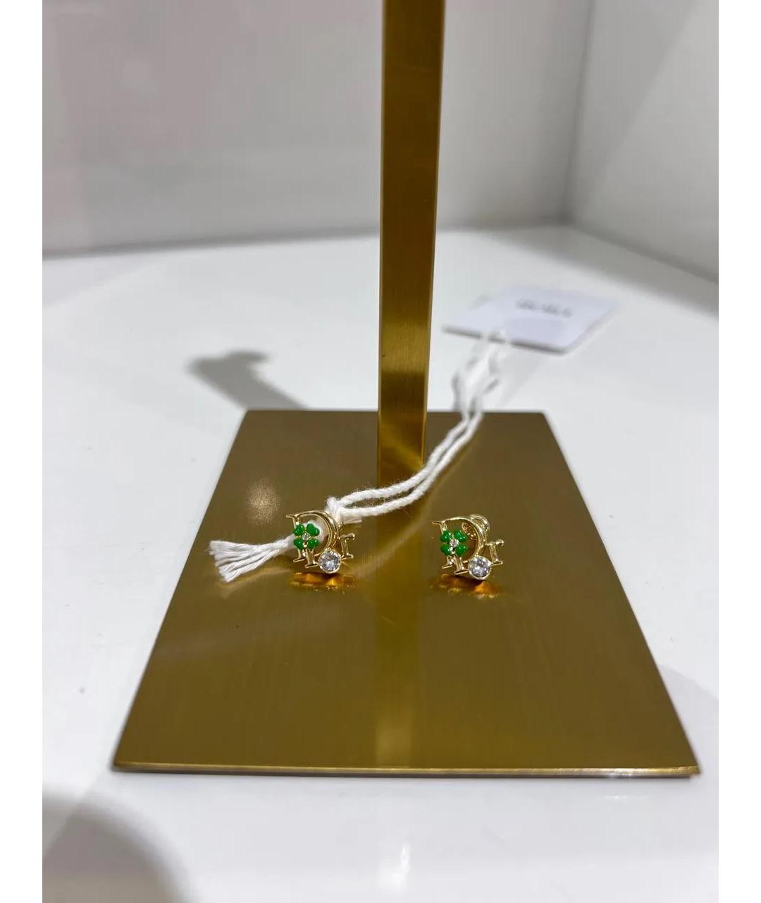 CHRISTIAN DIOR Золотые серьги, фото 3