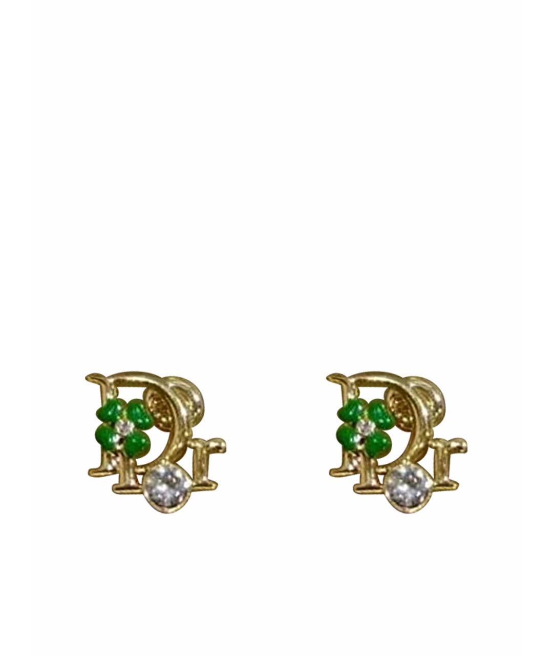 CHRISTIAN DIOR Золотые серьги, фото 1