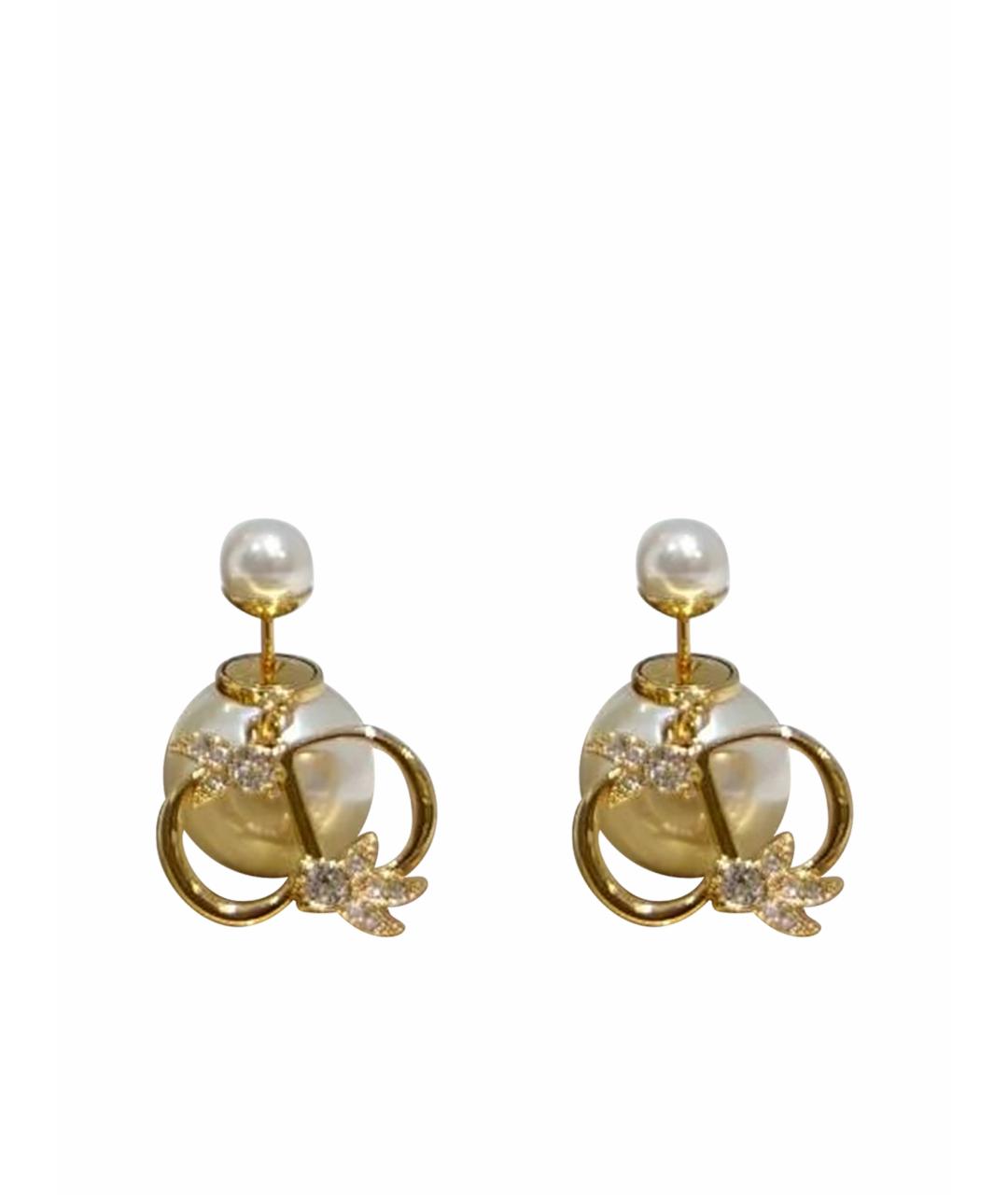 CHRISTIAN DIOR Золотые серьги, фото 1