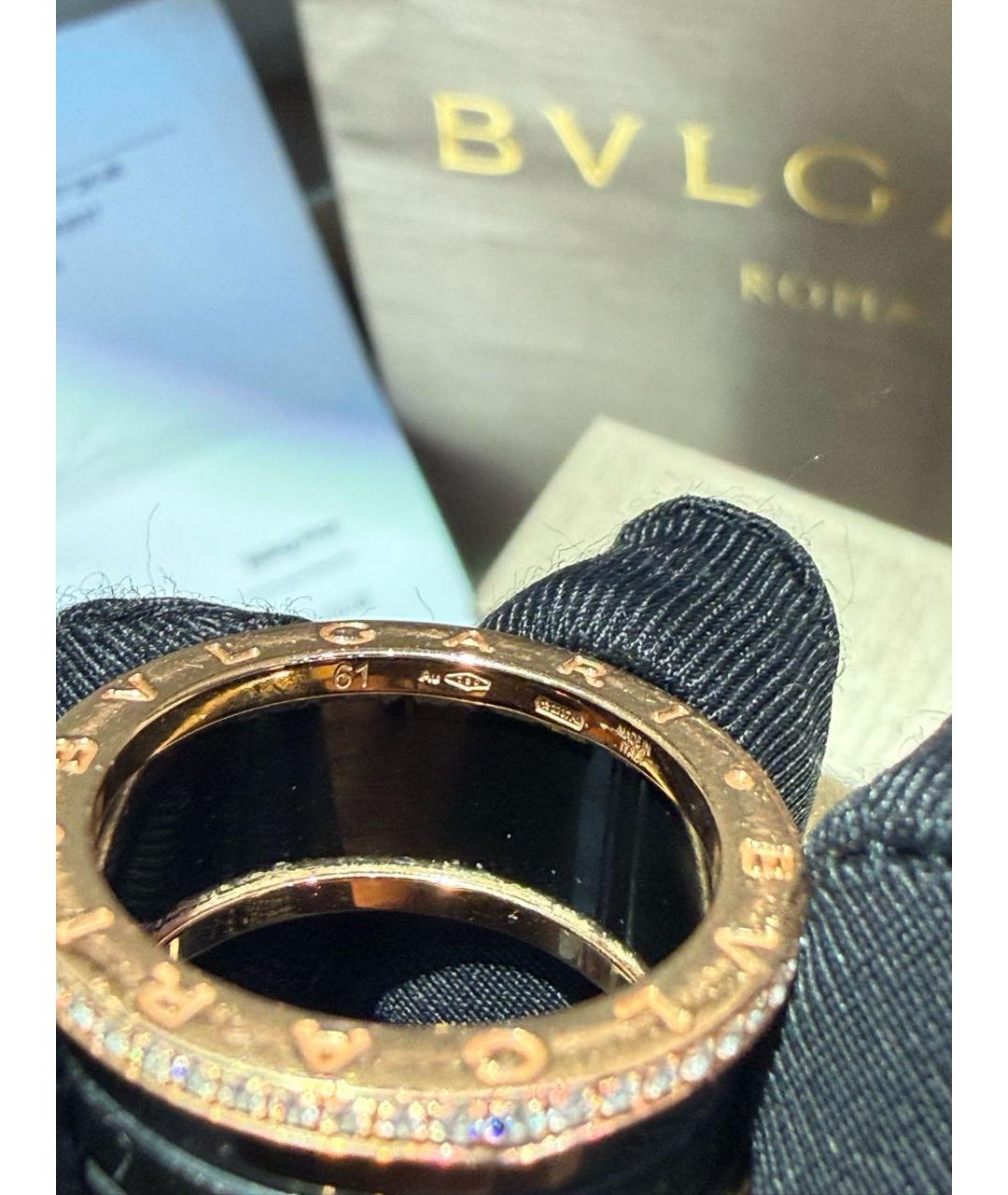 BVLGARI Золотое кольцо из розового золота, фото 6