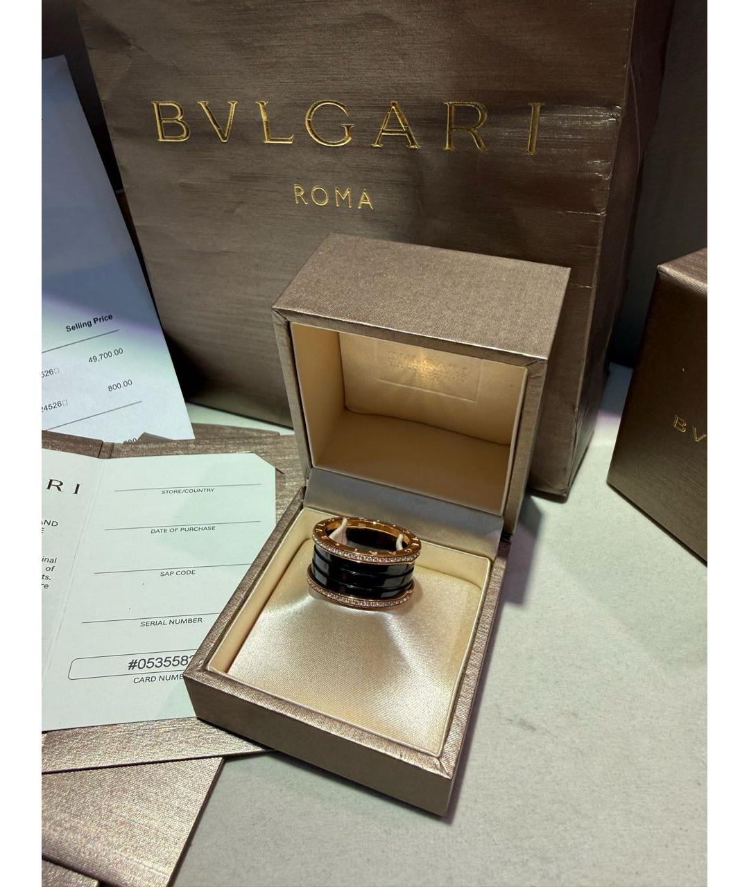 BVLGARI Золотое кольцо из розового золота, фото 2