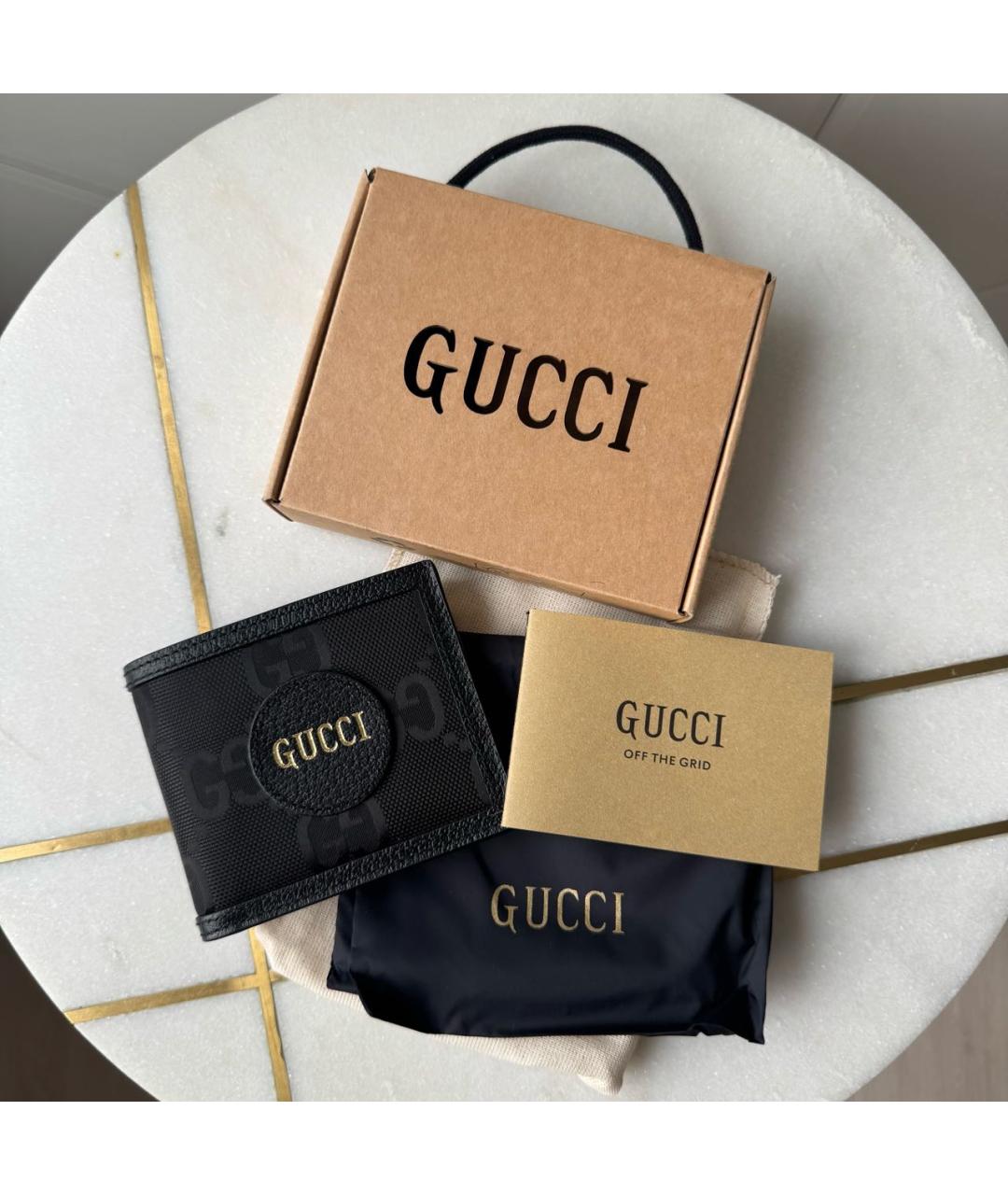 GUCCI Черный кошелек, фото 7