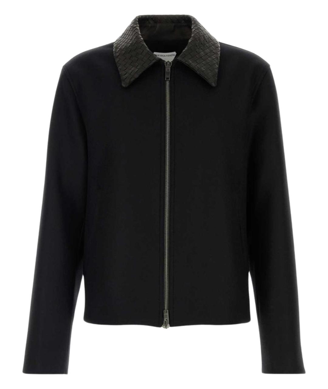 BOTTEGA VENETA Черная шерстяная куртка, фото 1