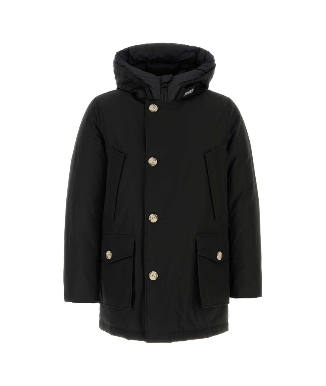 WOOLRICH Черная хлопковая куртка, фото 1