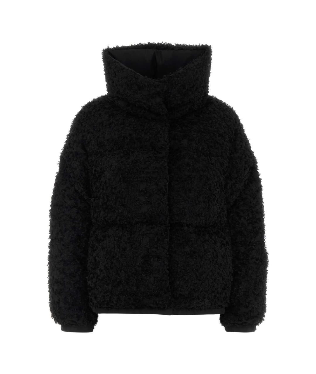 MONCLER Черный полиэстеровый пуховик, фото 3