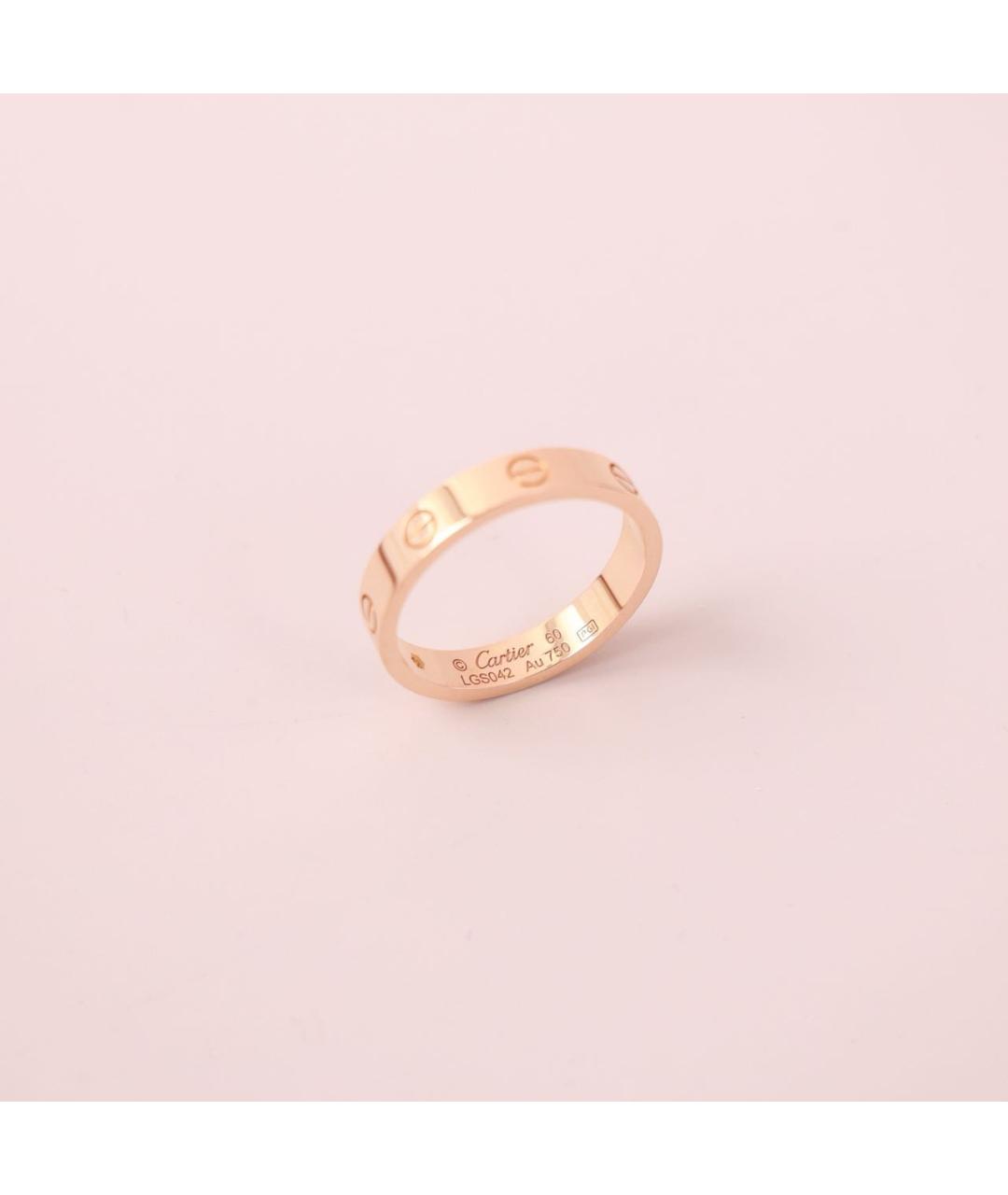 CARTIER Золотое кольцо из розового золота, фото 2