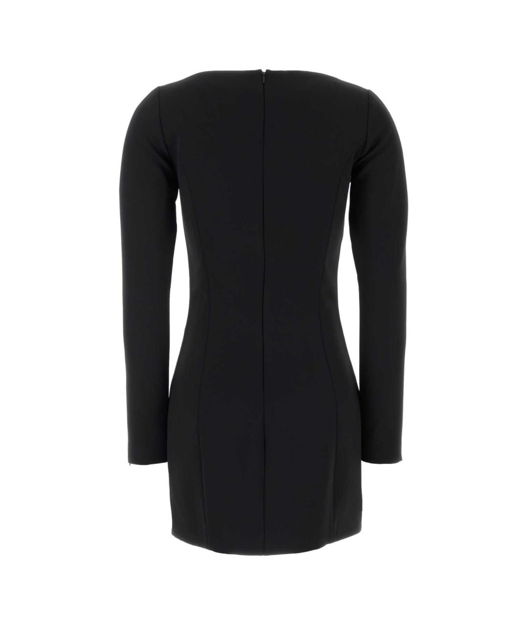 BLUMARINE Черное полиэстеровое платье, фото 2