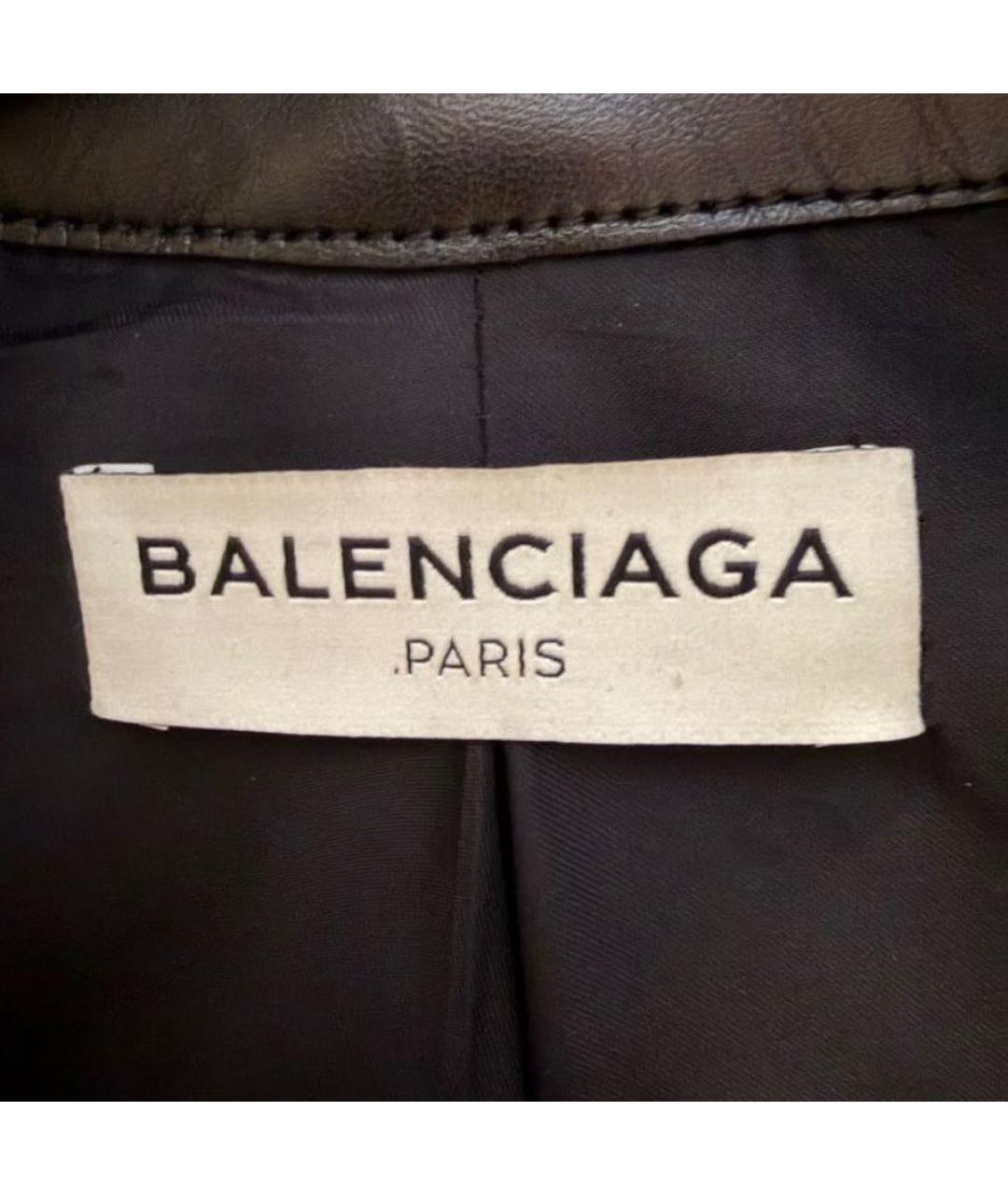 BALENCIAGA Черное шерстяное пальто, фото 6