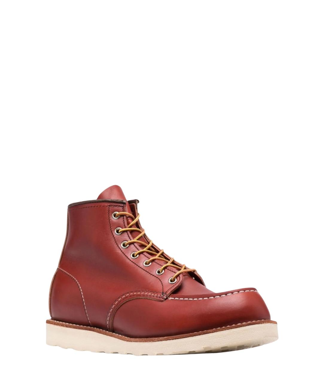 RED WING Красные кожаные низкие ботинки, фото 2