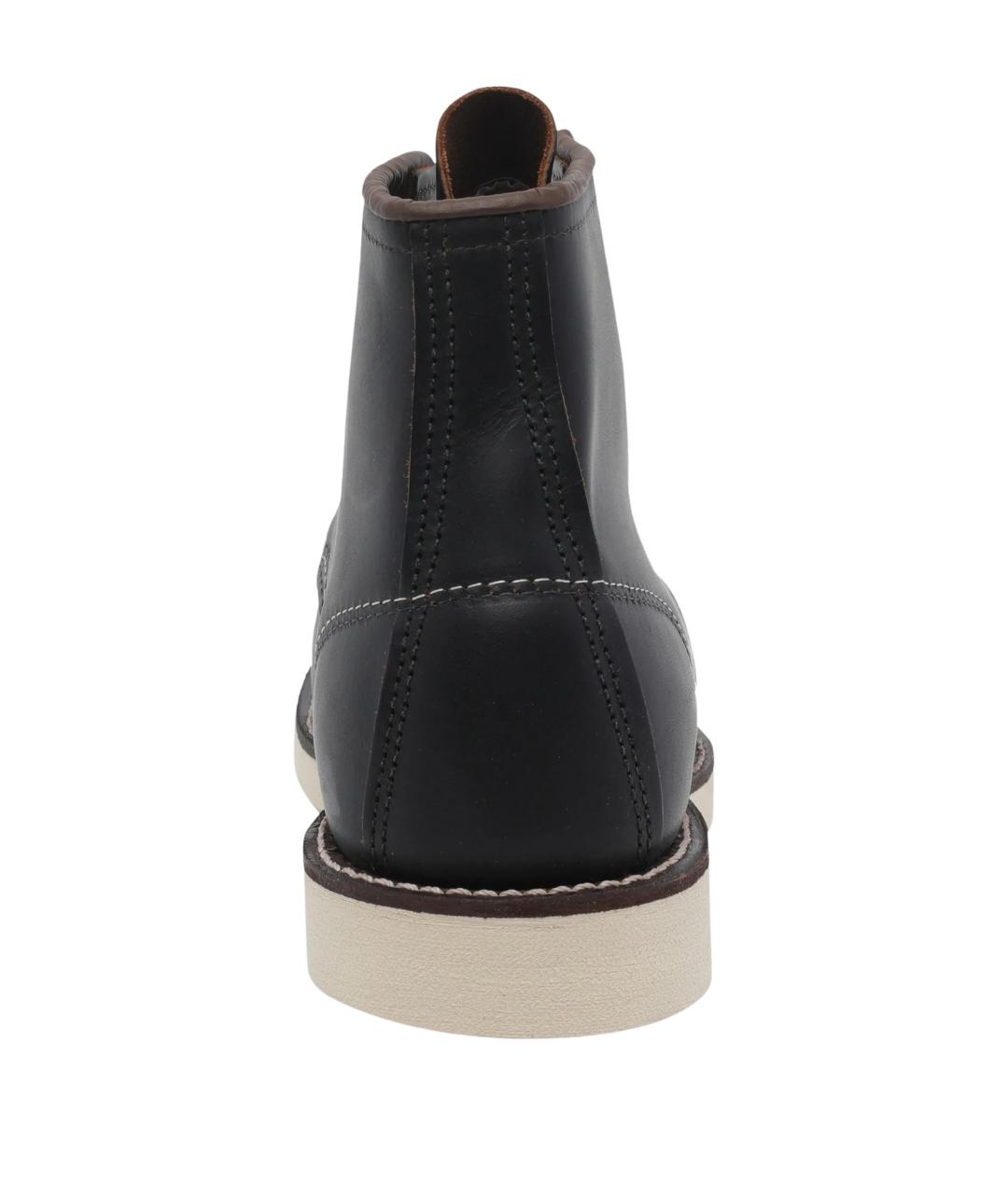 RED WING Черные кожаные низкие ботинки, фото 3