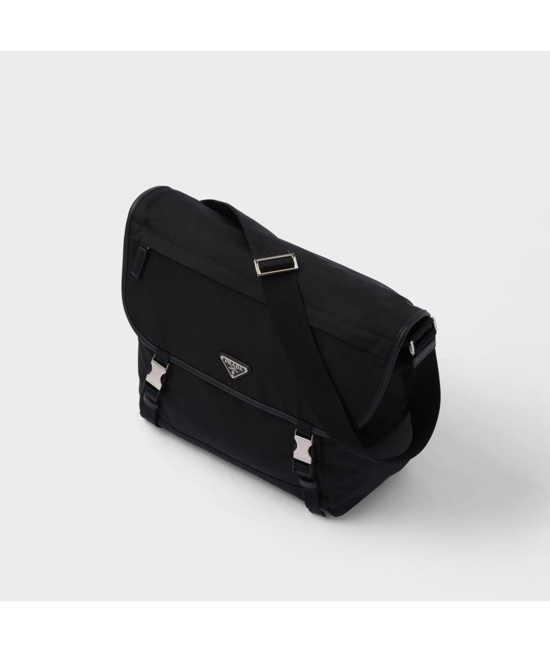 PRADA Черная нейлоновая сумка на плечо, фото 3