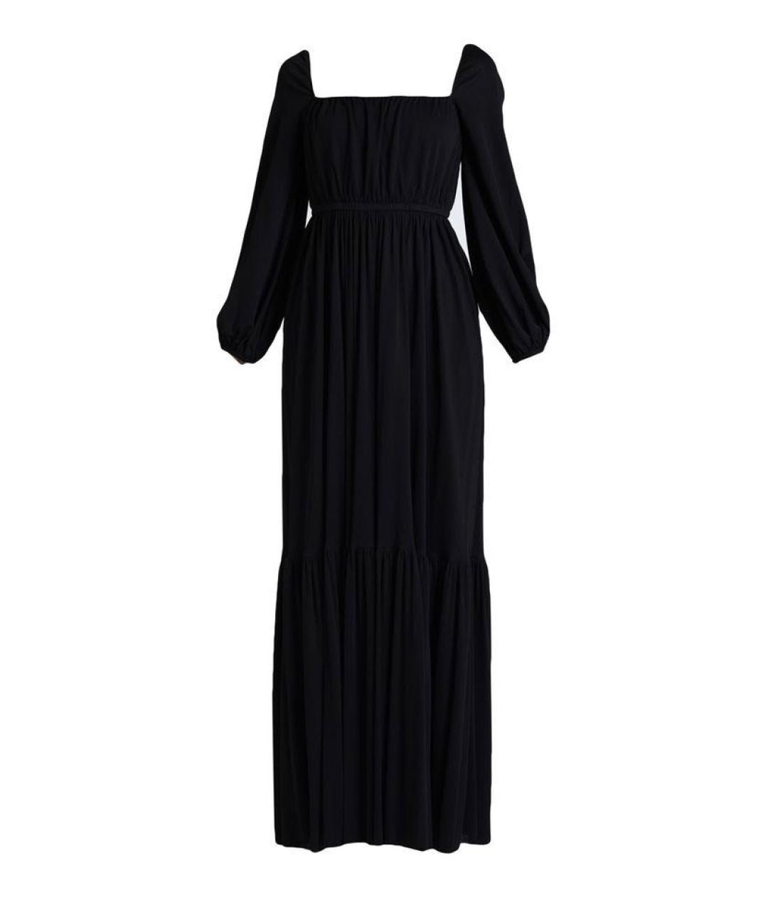 CHRISTIAN DIOR Черное вискозное повседневное платье, фото 1