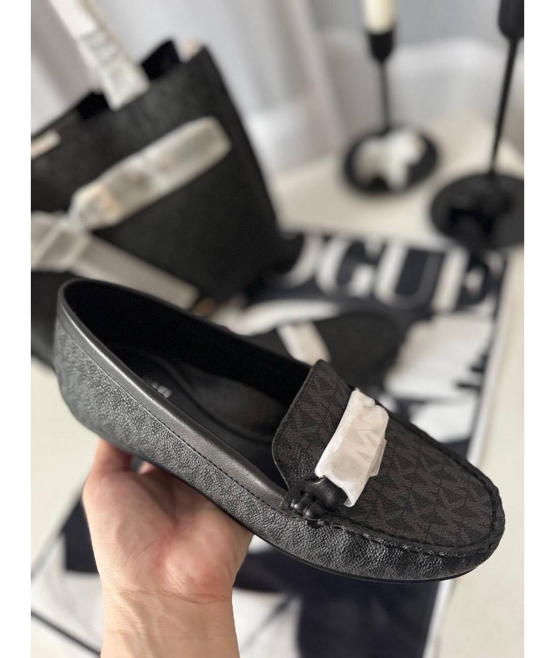 MICHAEL KORS Черные мокасины, фото 4