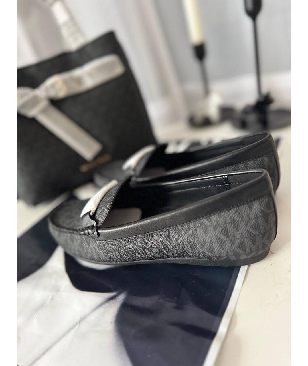 MICHAEL KORS Черные мокасины, фото 6