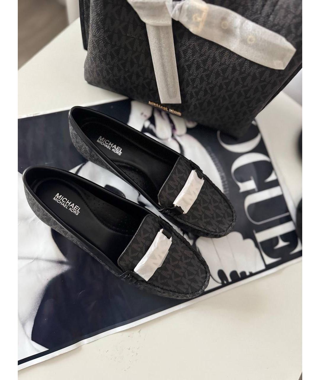 MICHAEL KORS Черные мокасины, фото 3