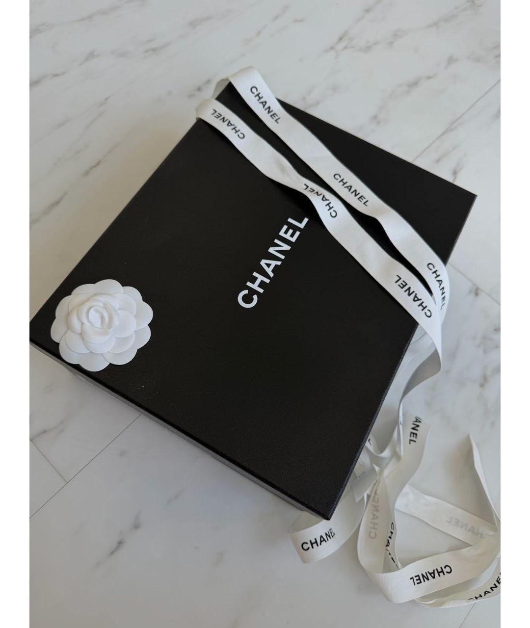CHANEL Белые кожаные сандалии, фото 7