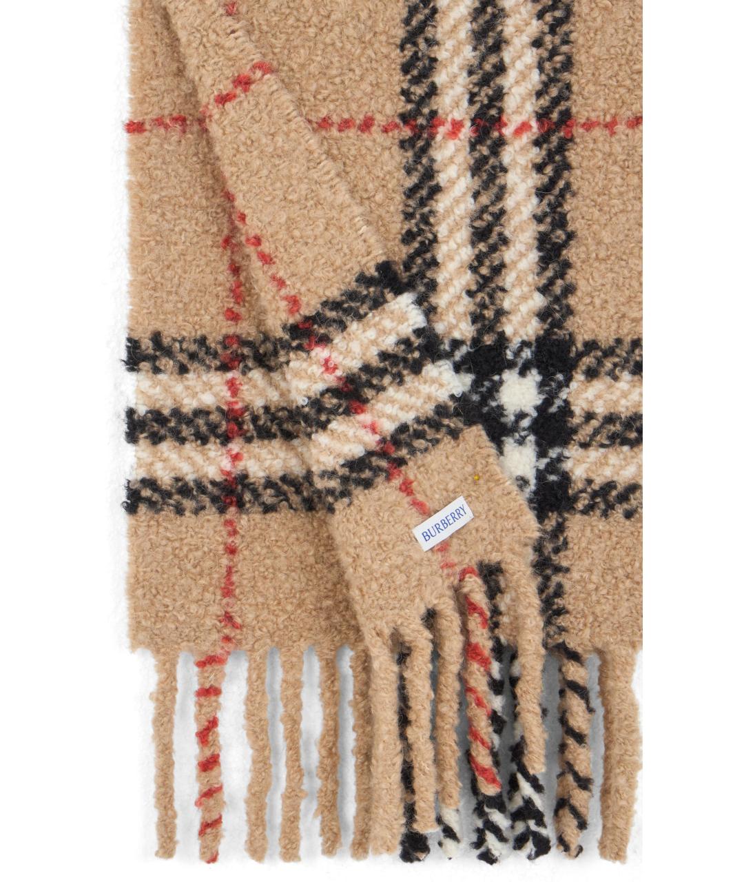 BURBERRY Мульти шерстяной шарф, фото 2