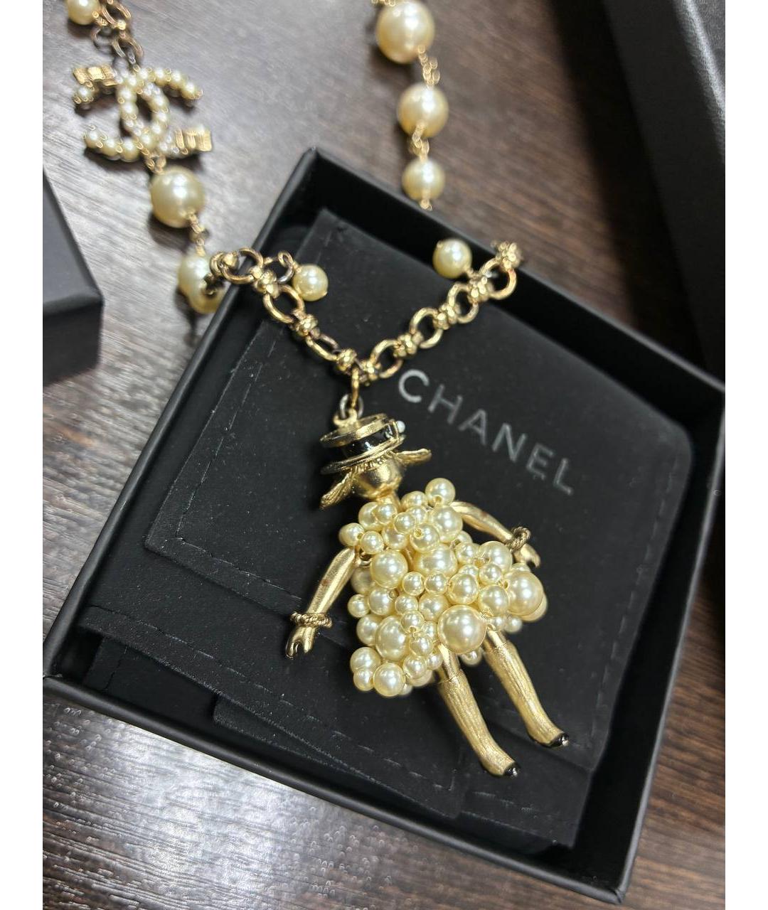 CHANEL Золотое колье, фото 2