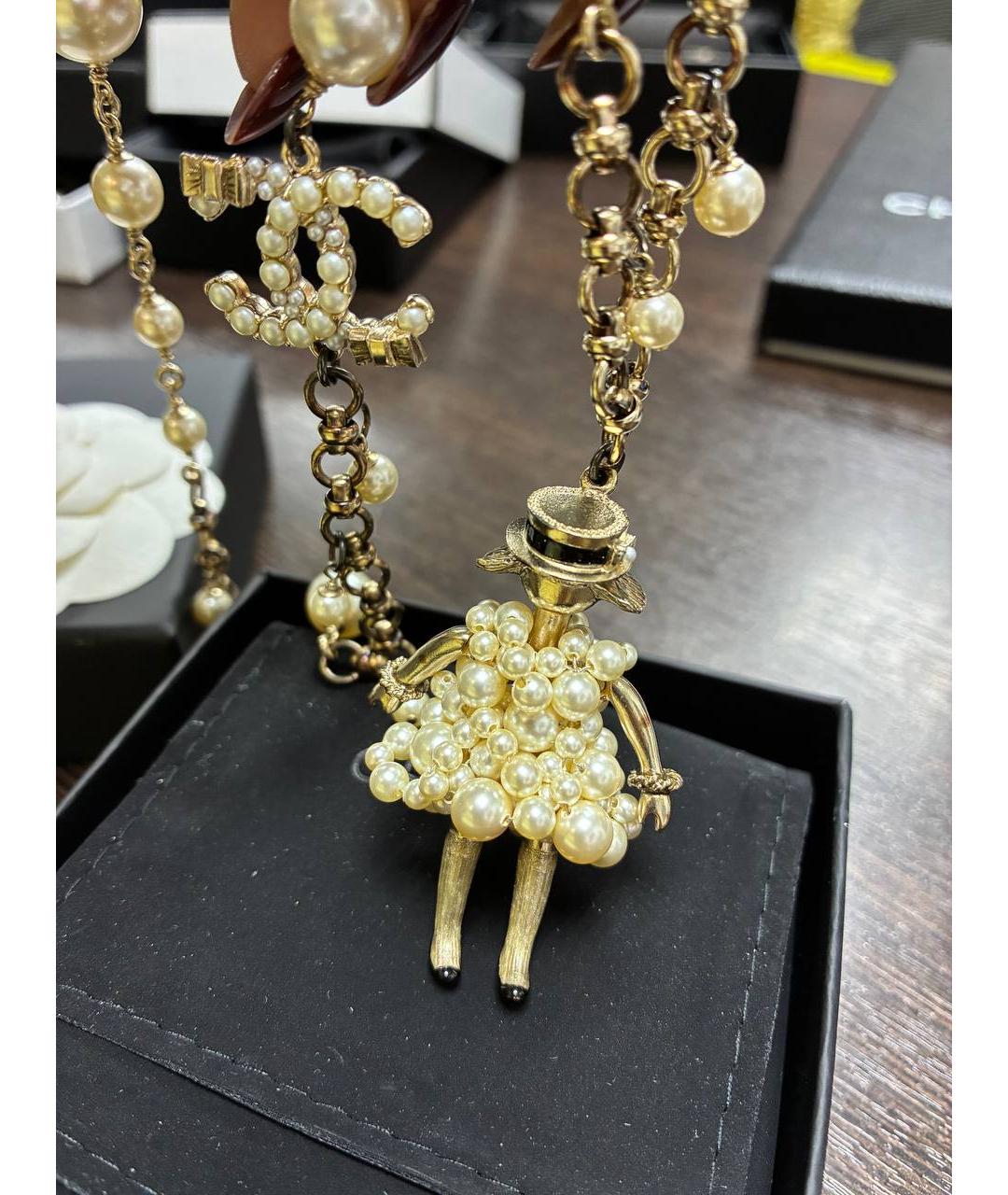 CHANEL Золотое колье, фото 3