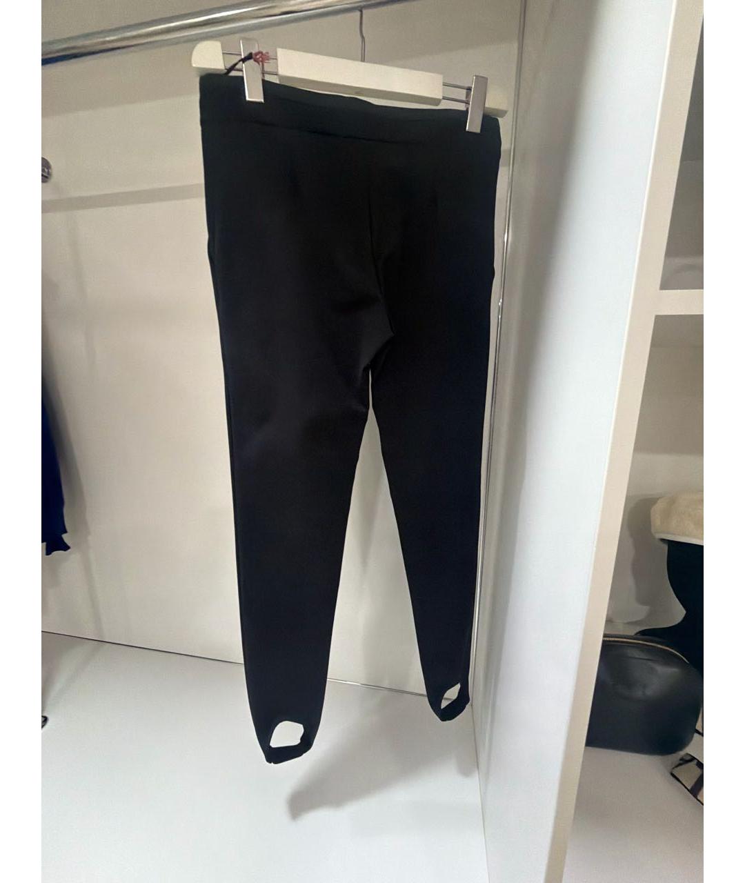 STELLA MCCARTNEY Черные хлопковые леггинсы и велосипедки, фото 2