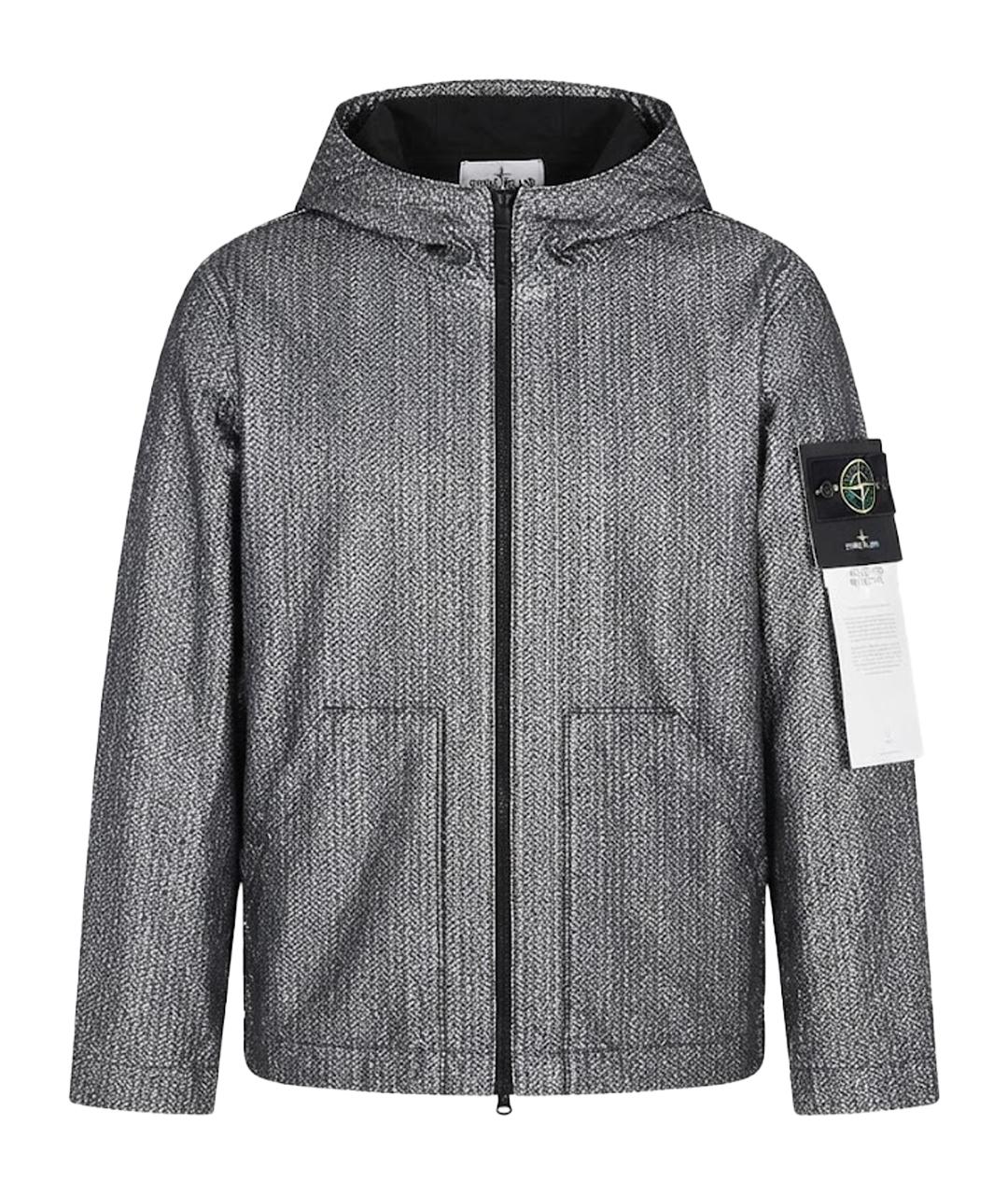 STONE ISLAND Серебряная шерстяная куртка, фото 1
