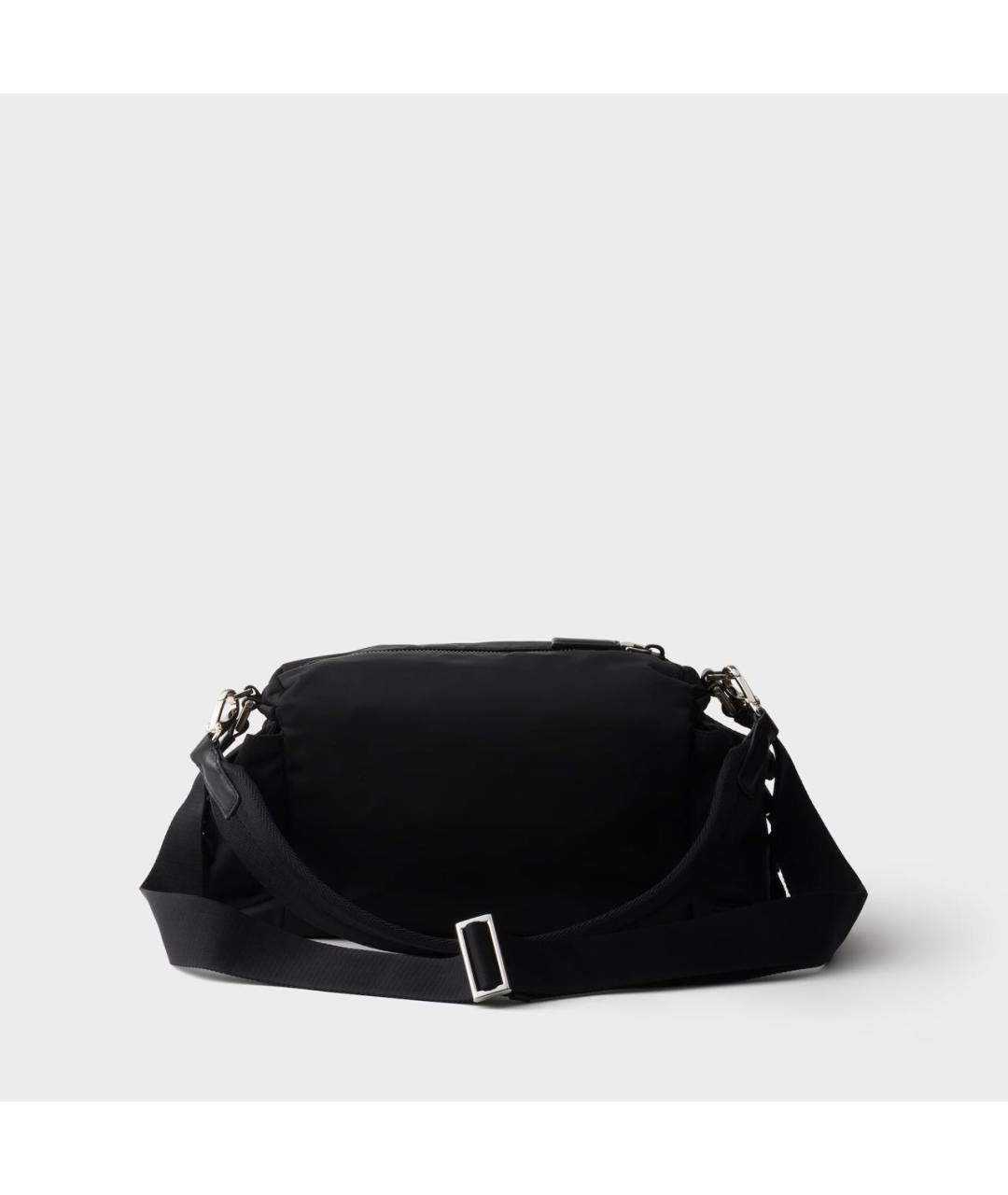 PRADA Черная нейлоновая сумка на плечо, фото 4