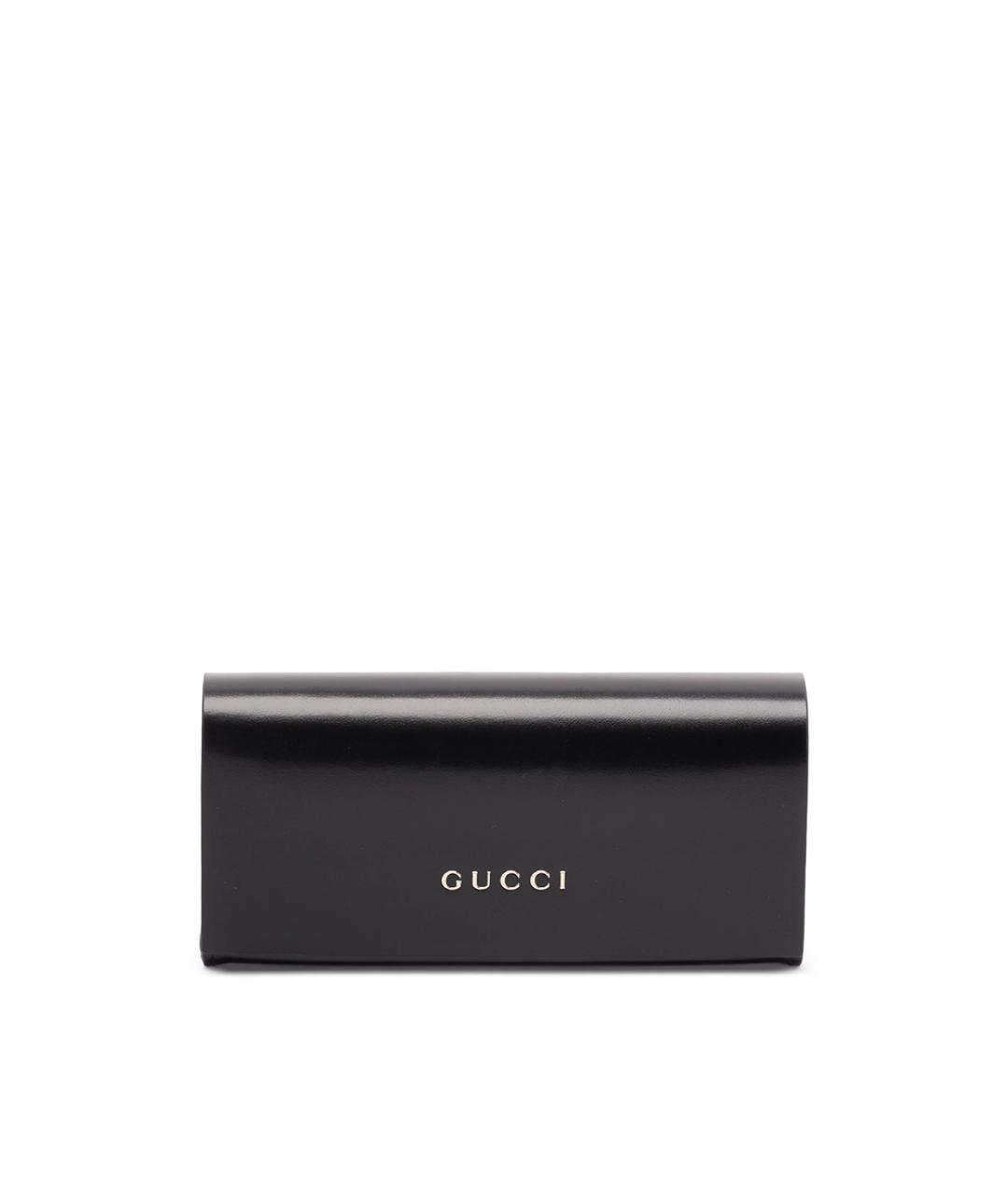 GUCCI Черные пластиковые солнцезащитные очки, фото 3