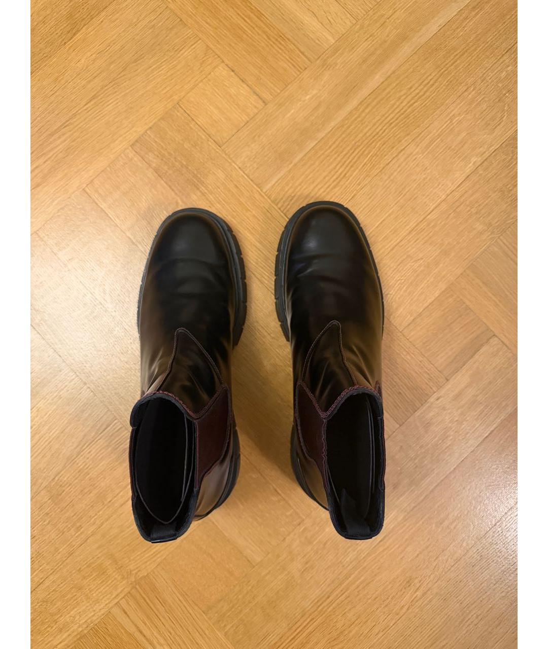 CAR SHOE Черные низкие ботинки из лакированной кожи, фото 3