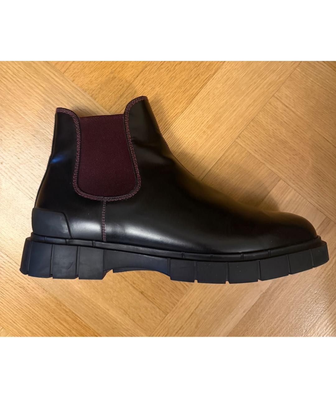 CAR SHOE Черные низкие ботинки из лакированной кожи, фото 5