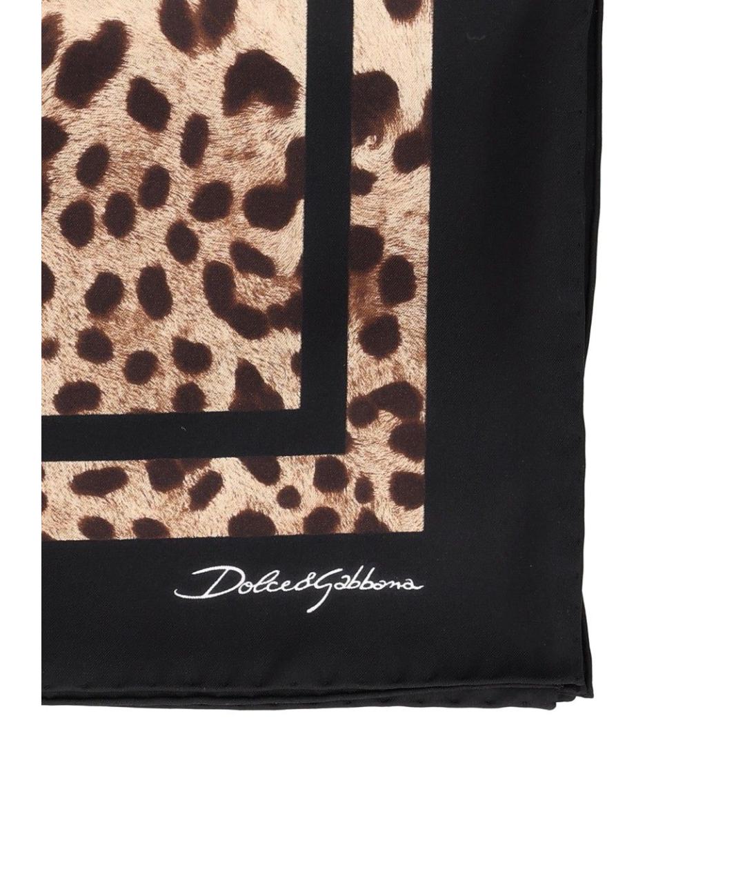 DOLCE&GABBANA Мульти шелковый шарф, фото 2