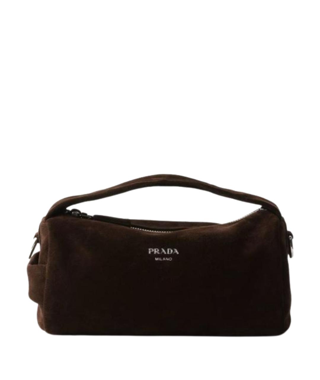 PRADA Коричневая сумка на плечо, фото 1