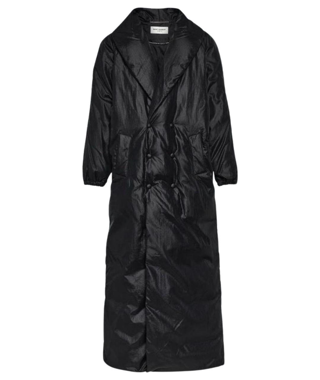 SAINT LAURENT Черный пуховик, фото 1