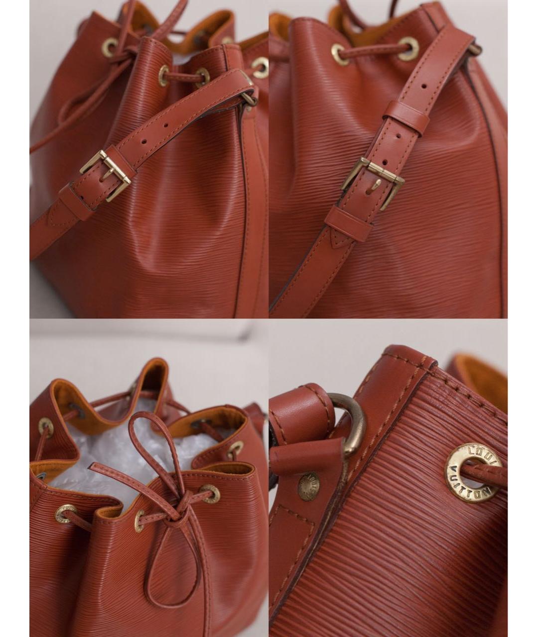 LOUIS VUITTON Кожаная сумка с короткими ручками, фото 6