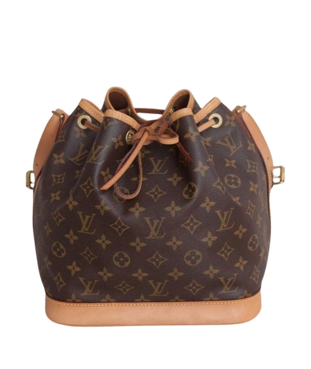LOUIS VUITTON Коричневая сумка с короткими ручками из канвы, фото 1