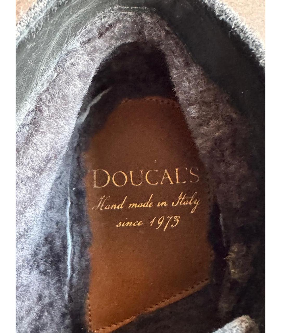 DOUCAL'S Серые текстильные высокие ботинки, фото 5