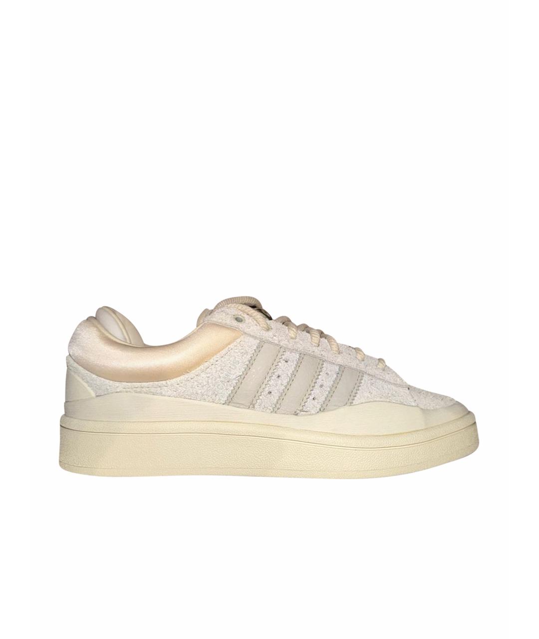 ADIDAS Бежевые замшевые кеды, фото 1