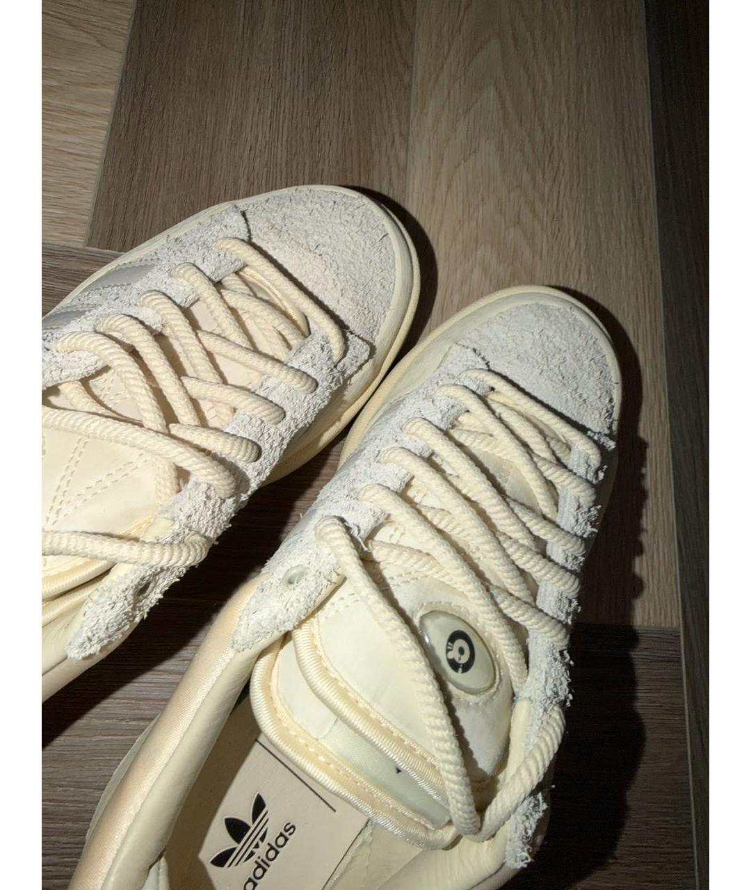 ADIDAS Бежевые замшевые кеды, фото 4