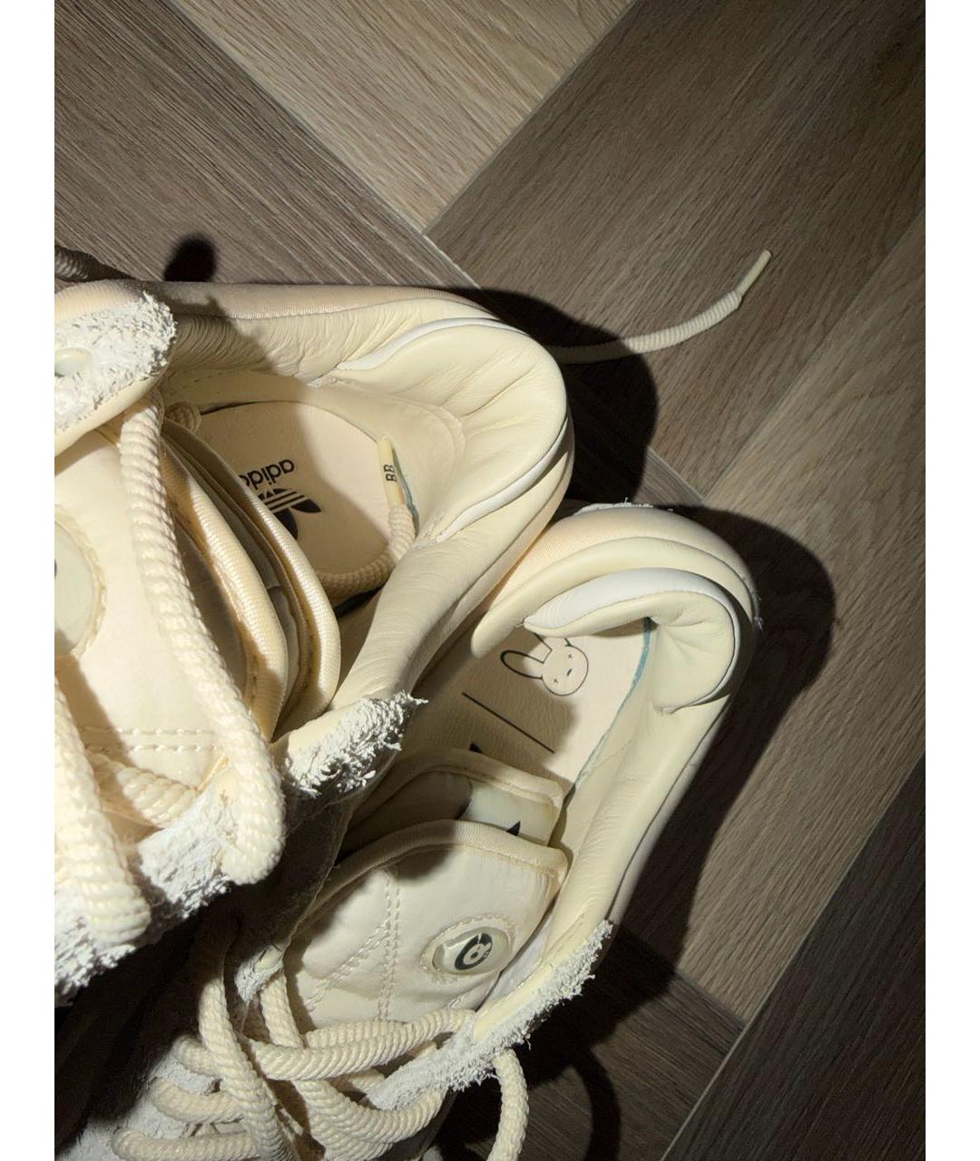 ADIDAS Бежевые замшевые кеды, фото 3